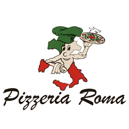 Pizzeria Roma Italia logo.